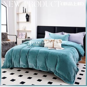 Snow-Melt Fleece Bedding Set